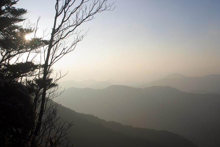 果無山脈 Hongu view from Hatenashi Range