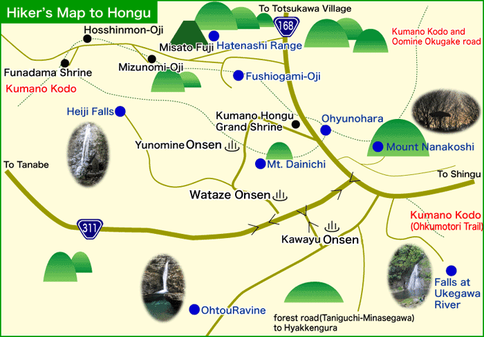 Hiker's Map to Hongu